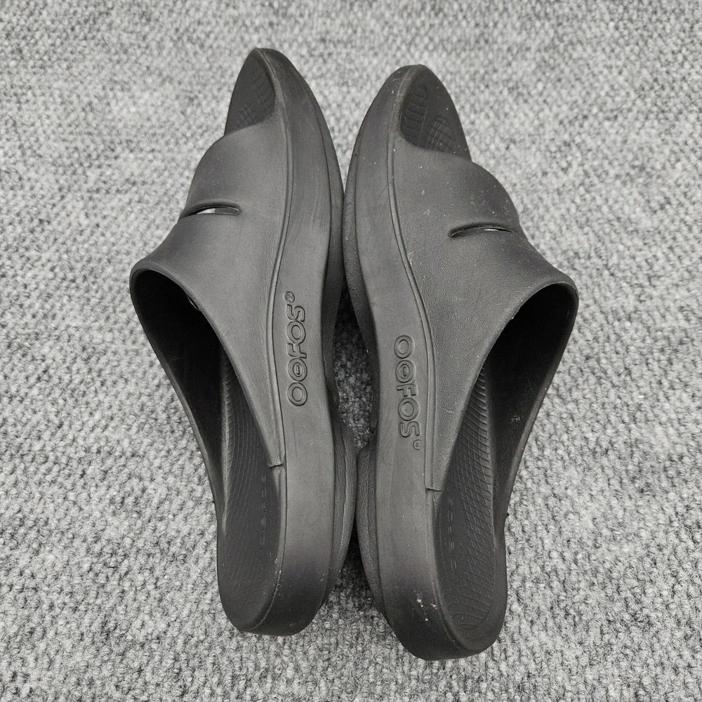 Oofos Mens 9 Womens‎ 11 Black OOahh Recovery Slide Sandals Comfort Athletic Shoe